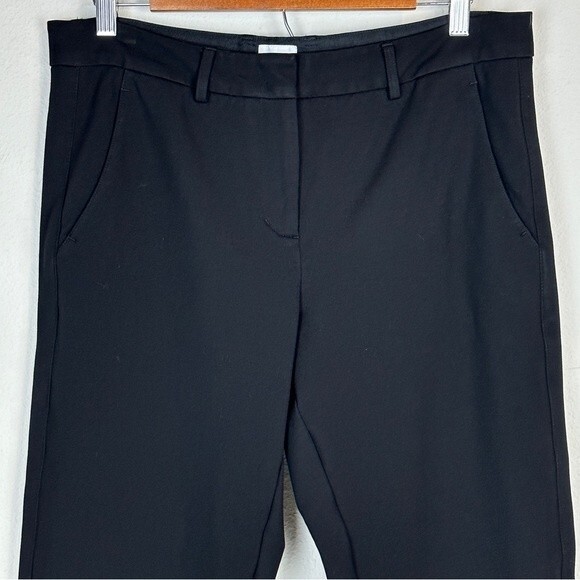 Armani Collezioni Black Viscose Knit Tapered Trousers 8 - Picture 2 of 6